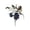 Style F, variant on TINGXIN Fall Floral Stems, Fall Artificial Flowers with Pumpkins, Wire-Reinforced Bendable Stems, for Vases/Wreaths/Centerpieces, Thanksgiving, Halloween, (Style A)