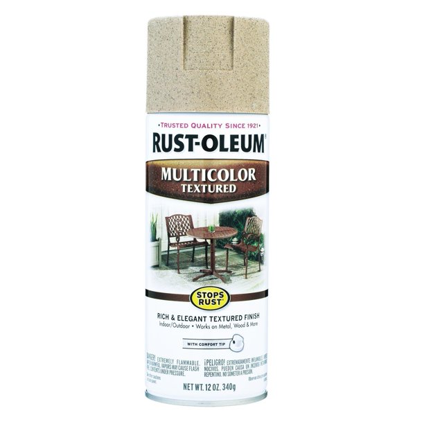 12 Oz Desert Bisque Multicolor Textured Stops Rust Spray Paint [Set of 6]
