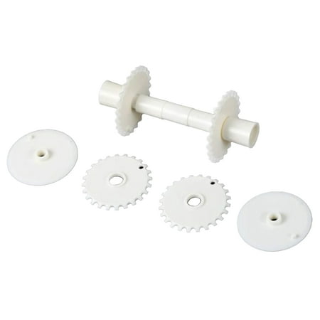 

Yoone 1 Set Multi-use Fondant Cutter Rolling Structure Plastic Effective Food Grade Fondant Slicer for Home