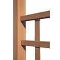 thumbnail image 5 of Vita 57"L x 24"W x 88H" Carolina Vinyl Arbor, Brown, VA84070, 5 of 7