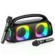 thumbnail image 1 of Bocina JYX,  Bocina Inalámbrico Portátil para Fiestas con Sonido HD de 60 W y Luz RGB para Casa, Fiestas y Playa, D19-T, 1 of 9