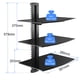 thumbnail image 2 of Estante flotante para DVD suptek CS303 con soporte de pared para TV de vidrio, 2 of 9