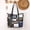 Blue, variant on Tote Bag for Women, Large Tote Bag with Shoulder Strap, PVC Lattice Design Handbag for Work, Travel, and Daily Use