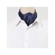 thumbnail image 5 of CORBATA ASCOT DE DÍA DEL PADRE HOMBRE INSPIRADA EN CHIC PATRÓN DE LUNARES CRAVAT NECKWEAR AZUL MARINO BLANCO TALLA ÚNICA, 5 of 5