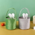 thumbnail image 6 of Easter Basket Stuffers Tote Bag, Bunny Ear Handbag for Kids, Soft Cloth Gift Bag for Candy, Eggs, and Party Favors, 6 Colors, 6 of 6