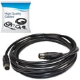 thumbnail image 5 of HQRP 9-pin Mini-DIN Male to 9-pin Mini-DIN Male (M/M) Audio Input Cable, 5 of 7