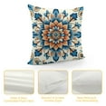 thumbnail image 4 of PHYHOO Short Plush Pillow Covers Boho Flower Square Pillow Case for Bedroom, Sofa, Car Decoration Both Sides, 4 of 5