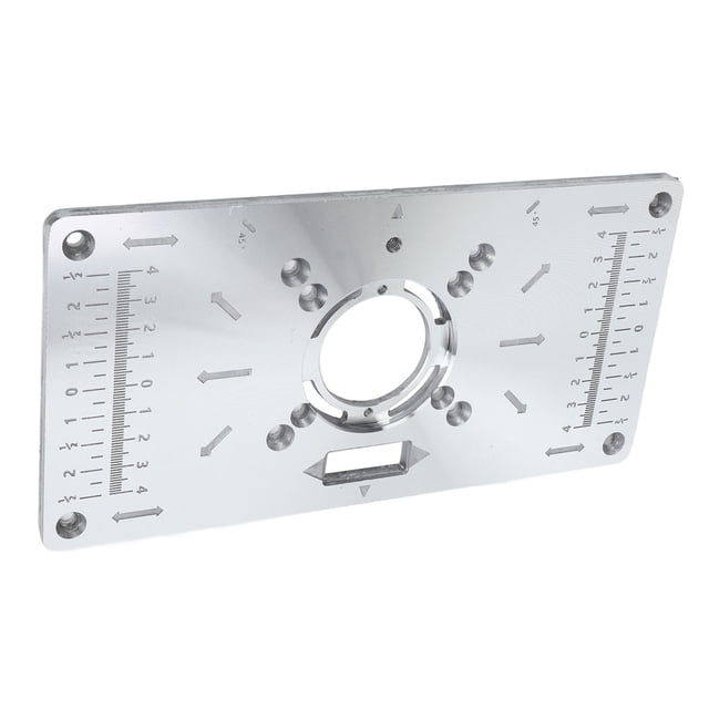 Router Table Insert Plate,Trimming Machine Flip Board Woodworking Insert Plate Router Table Plate Reliable and Durable