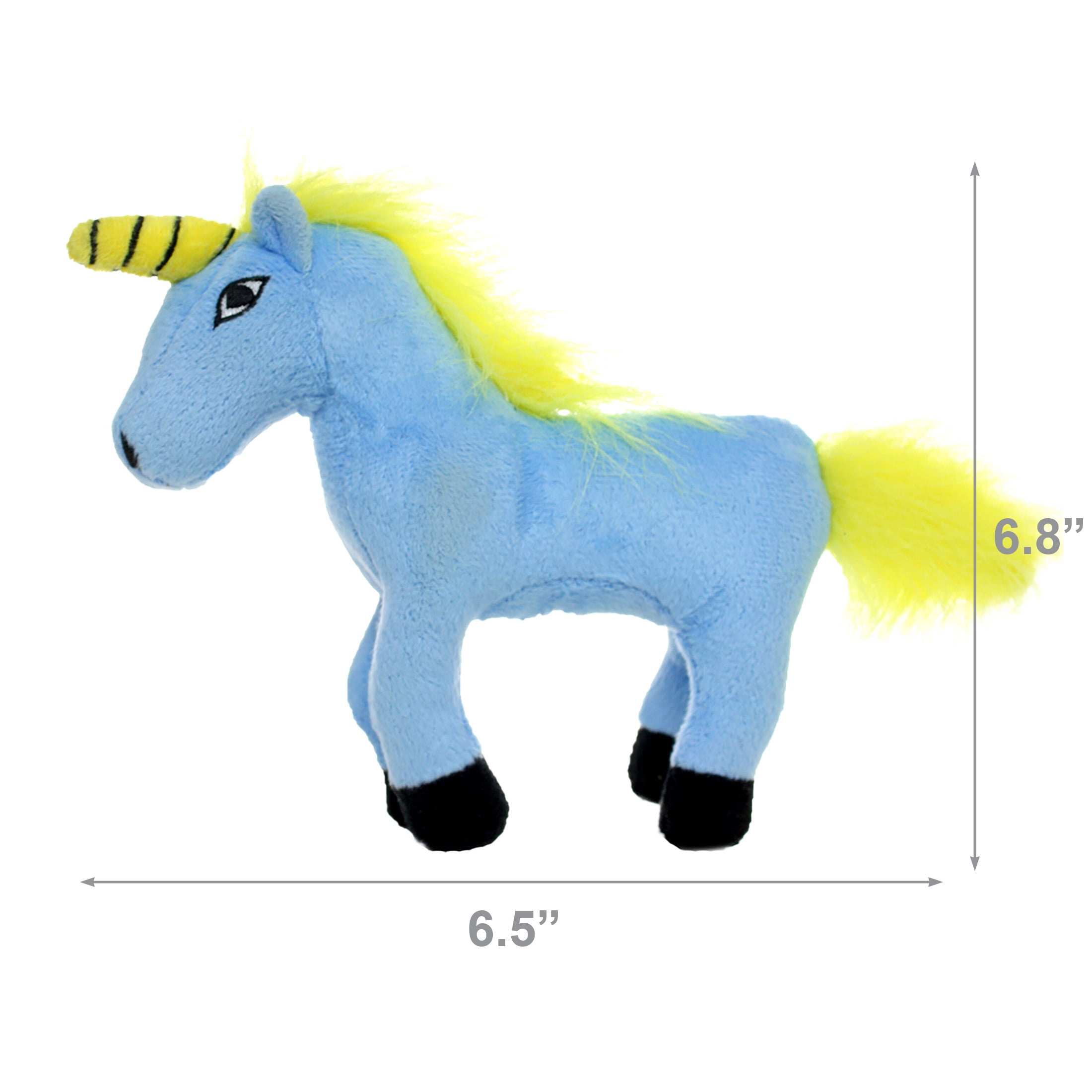 Mighty Jr Liar Unicorn Durable Plush Squeaky Dog Toy, 2 Pack