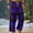 Purple, variant on Mens Harem Pants Patchwork Elastic Waist Drawstring Pockets Print Loose Boho Hippie Beach Casual Pants Purple Size M
