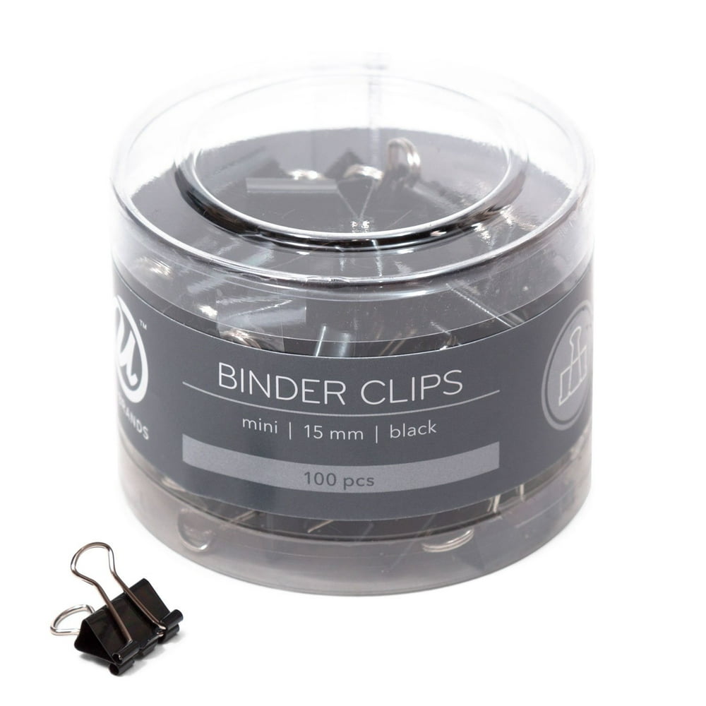 U Brands Binder Clips, Mini 5/8