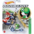 thumbnail image 2 of Hot Wheels Mario Kart Die-Cast Character Cars Collection Set, 7 Pack, Nintendo Gaming Collectibles GBG25-957P, 2 of 9