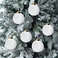thumbnail image 5 of AuroraX Hanging Christmas Decoration Set Art Deco Plastic Shatterproof Ball Ornaments Decorative 3.1" Pastel 12 Pcs for Birthday,Tree Decoration,Xmas Gifts Decor, 5 of 7