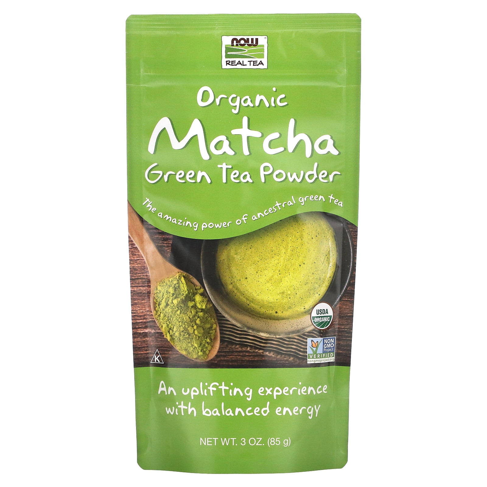 NOW Foods - Real Tea Organic Matcha Green Tea Powder - 3 oz