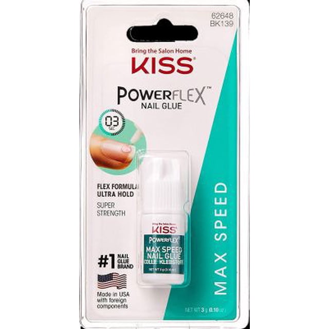 Pegamento para uñas postizas KISS PowerFlex Nails Glue alta precisión
