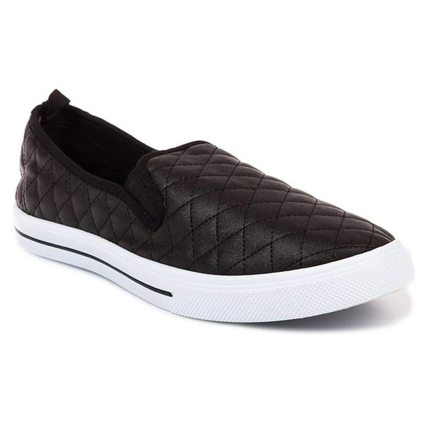 quilted slip on trainers