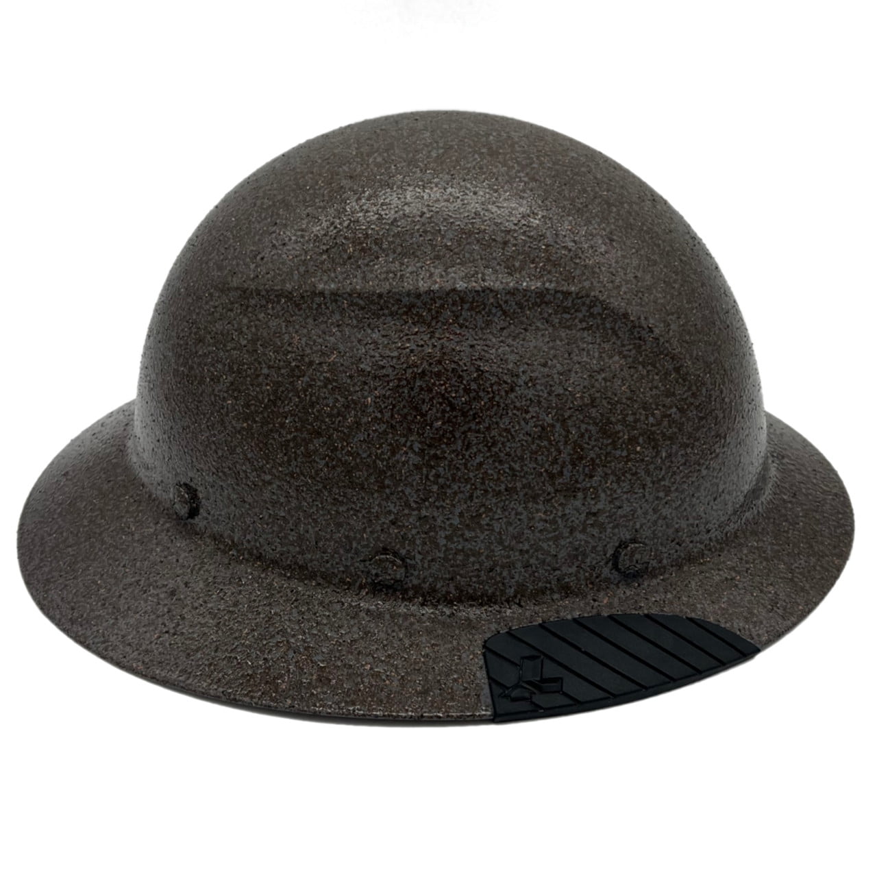 Lift Safety Actual Carbon Fiber Hard Hat - Full Brim Textured Dark Granite