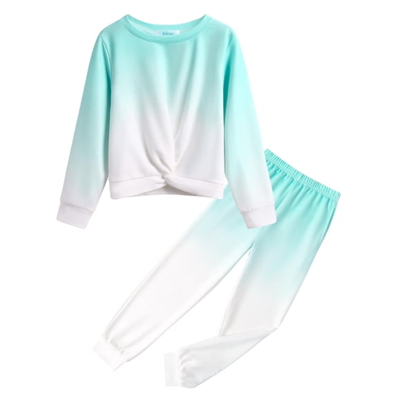 Arshiner Toddler Girls 2 Piece Outfits Cute Clothes Long Sleeve Sweatshirts and Sweatpants with Pockets