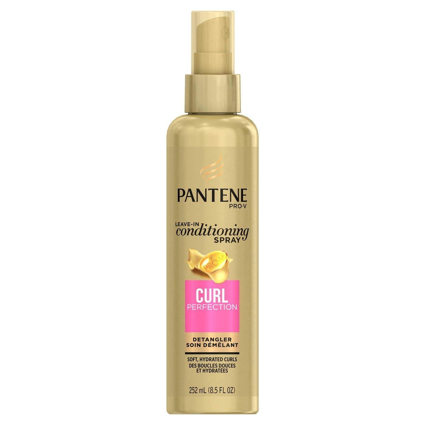 Pantene Pro-V Curl Perfection Leave-In Conditioning Spray Detangler, 8.