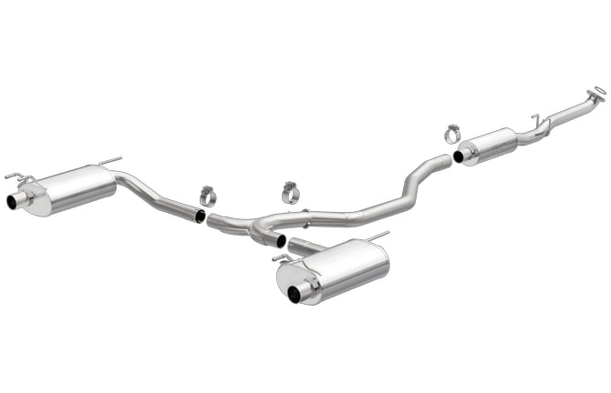 2.5 Bore Stainless Steel Cat Back Exhaust System 