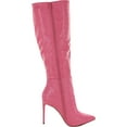 thumbnail image 2 of Steve Madden Womens Idina Embossed Pointed Toe Knee-High Boots, 2 of 3