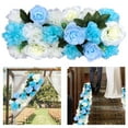 thumbnail image 5 of Flowers Wall Panel,Wedding Arch Flowers,Wedding ,Faux Roses Artificial Flower Backdrop for ,Baby Shower,Bouquet Decor Blue, 5 of 7