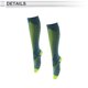 thumbnail image 3 of Calcetines de ciclismo Unique Bargains de secado rápido, absorbe el sudor, antifricción, azul, tamaño S, rayas irregulares reflectantes, 3 of 6