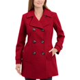 thumbnail image 1 of Abrigo de Lana Anne Klein Clásico Cruzado Rojo, 1 of 7