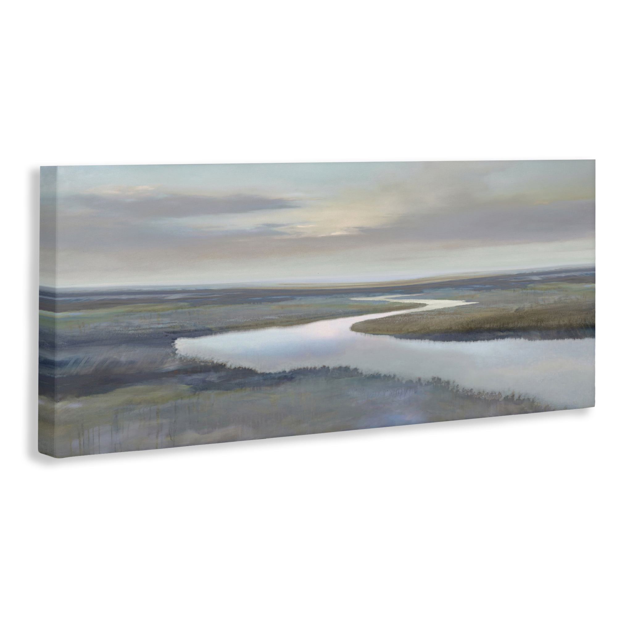 Stupell Industries Foggy Riverbend Atmosphere Canvas Wall Art, design by Christy McKee