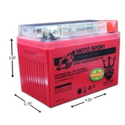Aeon (Benzai) Cobra/CX-Sport 50 YTX4L-BS(iGEL)(MF) SLA Powersport Replacement Battery by Neptune