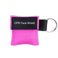 thumbnail image 1 of Cara CPR Máscara Llavero Resucitador Escudo Emergencia Primeros Auxilios Herramientas Rosa, 1 of 5