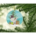 thumbnail image 2 of Carolines Treasures BB9316CO1 German Modena Pigeon Christmas Ceramic Ornament 3 in multicolor, 2 of 3