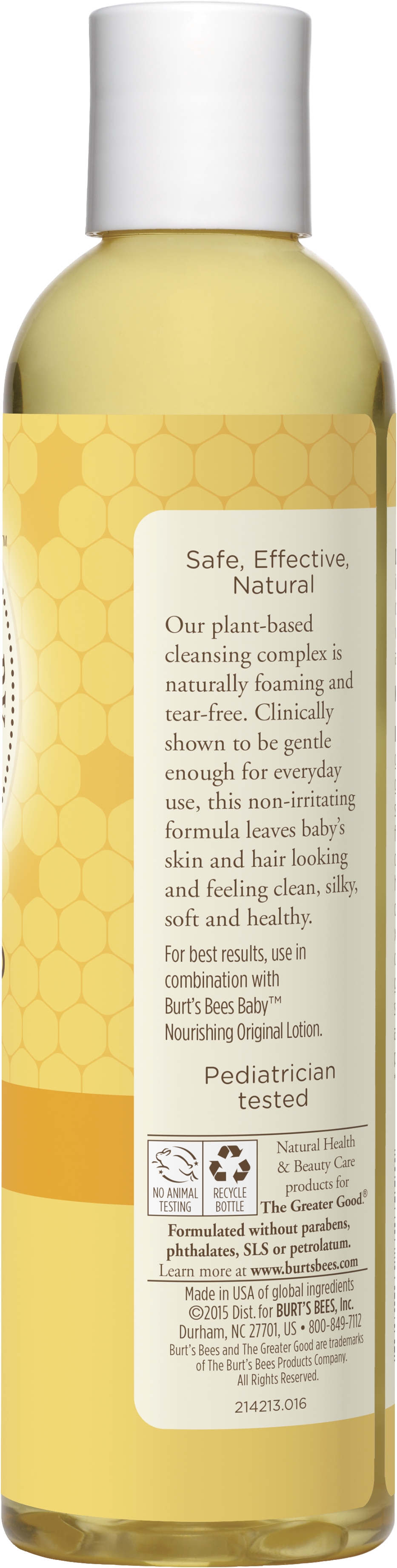 Burt's Bees Baby Shampoo & Wash, Original & Tear Free, 8 fl oz - image 4 of 5