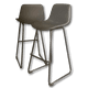 thumbnail image 1 of Banco Fijo ika Gris Piel PU Patas Metal Grupo Microtec Industrial Moderno Cocina Bar Minimalista Acojinado Grupo Microtec moderno, 1 of 9