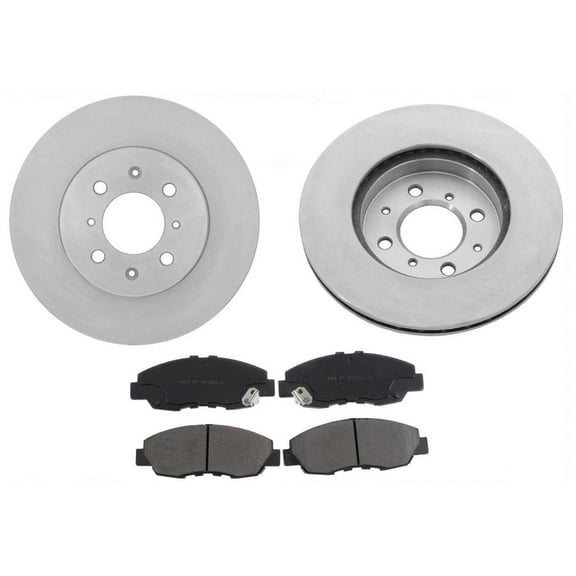 Front Brake Rotors and Ceramic Pads For Honda Insight 2010-2014