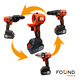 thumbnail image 4 of Kit Multiherramienta 3 En 1 Inalámbrico Taladro Llave De Impacto Rotomartillo Con 2 Baterías 20V Found Cargador Rápido Diseño Compacto Ergonómico Potente Velocidad Variable Para Profesionales, 4 of 5