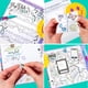 thumbnail image 3 of Cuaderno de bocetos Just My Style Pop & Color con juego de bolígrafos para niños, 3 of 9