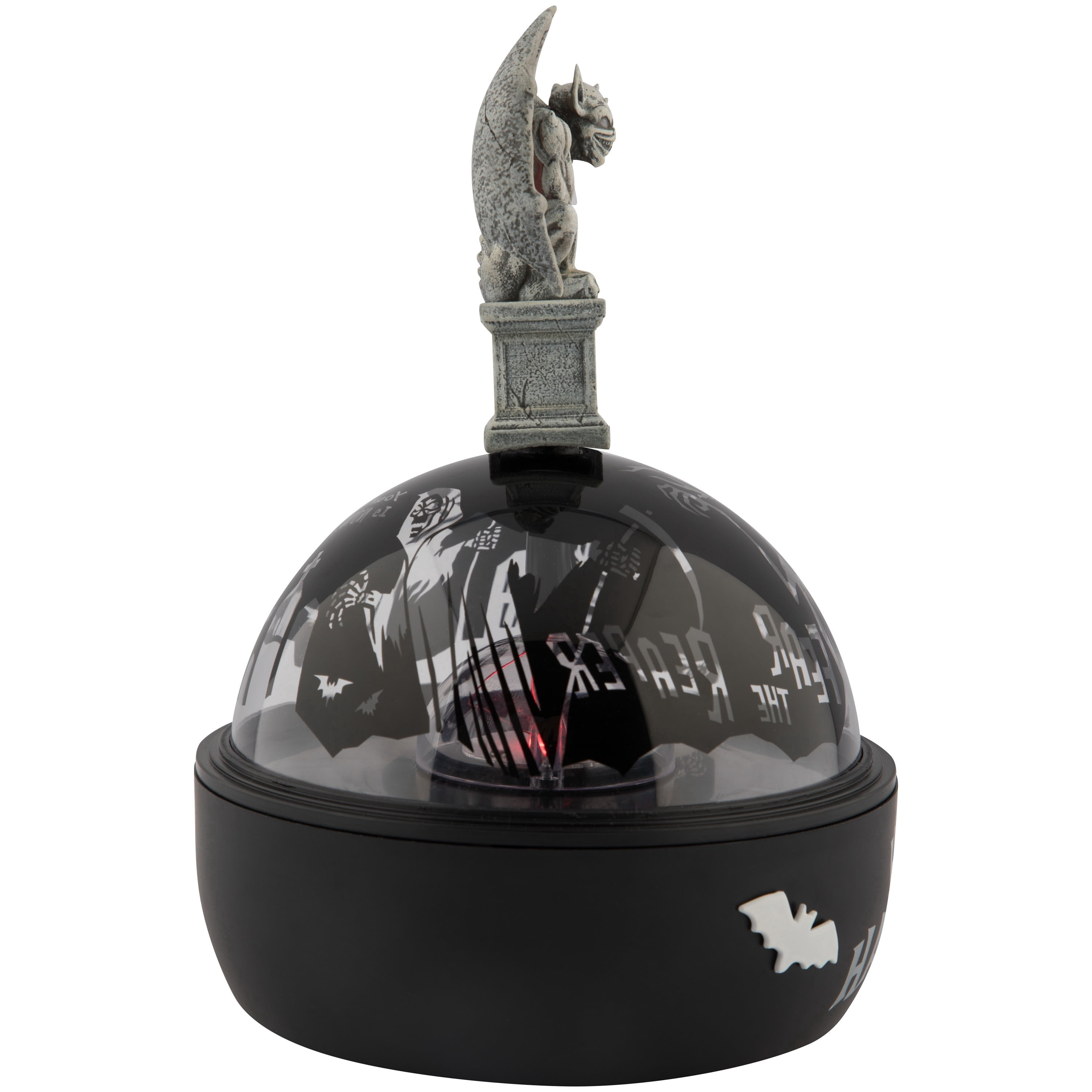 Halloween Light Show Projection Illuminations Shadow Lights with Topper Haunted Gargoyle (Red)