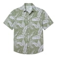 thumbnail image 1 of MDUKONU Chemise Homme Grande Taille Manches Courtes Non Rétractable Gris Clair TTG, 1 of 2