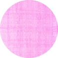 thumbnail image 1 of Ahgly Company Indoor Round Persian Pink Traditional Area Rugs, 7' Round, 1 of 4