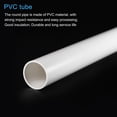 thumbnail image 4 of Unique Bargains 36mm ID 40mm OD 0.65m White PVC Rigid Round Pipe High Impact, 4 of 6