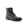 thumbnail image 2 of Polar Fox Mitch MPX808576 Mens Casual Cap Toe Boot Combat Zipper Boots, in Brown, Men's Size 13, 2 of 5