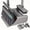 Gray, variant on JUXIAO White 3-in-1 Broom with Dustpan & Floor Cleaning Brush Set, 49" Stand Up Self-Cleaning with Comb Teeth for Pet Hair Home Kitchen Office