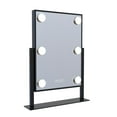 thumbnail image 2 of Impressions Vanity Hollywood Tri Tone LED Lighted Makeup Mirror, 360 Degree Swivel Mirror (Black), 2 of 13
