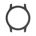 thumbnail image 3 of Funda protectora de reloj para Haylou RS3 LS04 Smartwatch Case Shell (negro), 3 of 5