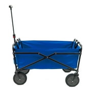 Seina Manual Chariot utilitaire extérieur pliable d'une capacité de 150 livres, bleu