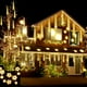 thumbnail image 2 of Luces Navideñas para Exterior Adecorty 8 Tubos 192 LEDs Blanco Cálido, 2 of 7
