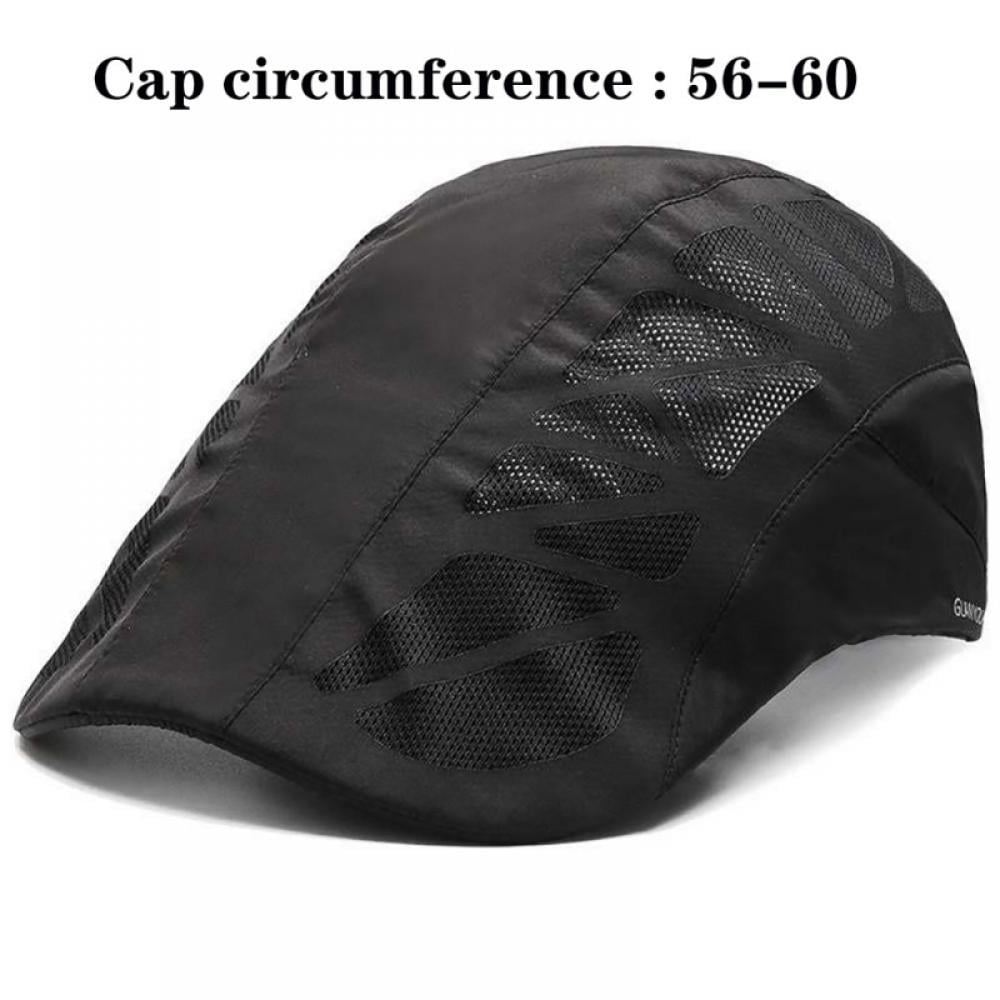Unisex Baseball Cap Outdoor Hat Folding Reflective Running Cap Unstructured Sport Hats for Men & Women Black 