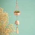 thumbnail image 3 of Coofit Wind Chime Simulated Succulent Wind Bell Hanging Ornament for Garden Decor, 3 of 10