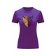 thumbnail image 2 of Playera Blusa Con Estampado De Jaguar Animal Print Ropa Para Mujer Color Morado Talla Chica Marca Emil SaEs, 2 of 4